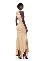 Kaede High Neck Sleeveless Midi Dress