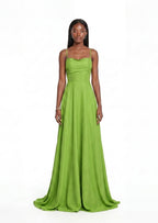 Nafasi Backless Maxi Dress In Green