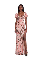 Valencia Floral Short Sleeve Maxi Dress