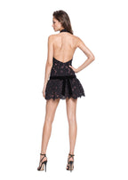 Palta Lace Halter Neck Mini Dress