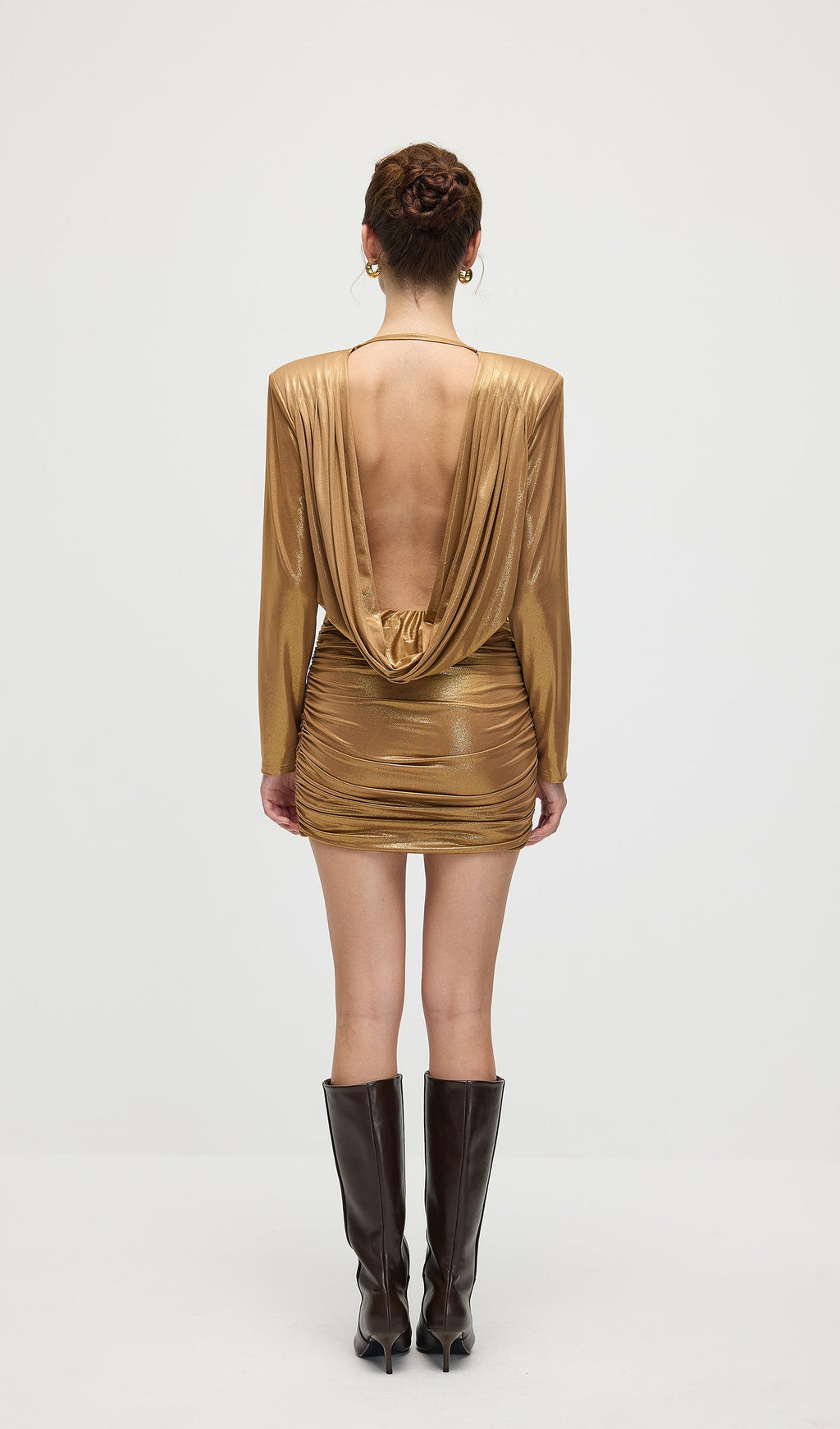 Open Back Mini Dress