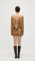 Open Back Mini Dress
