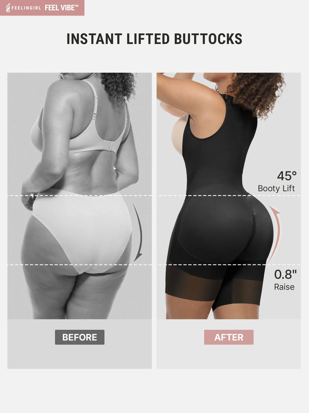V-Shaped Faja Tummy Control Butt Lift Shapewear Bodysuit