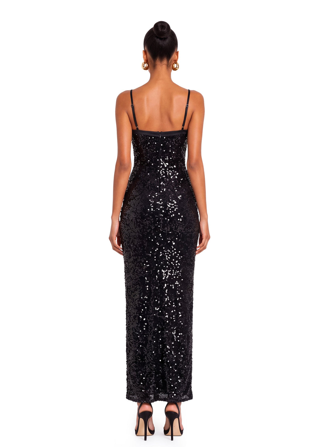 Gagenia Sequin Sleeveless Maxi Dress