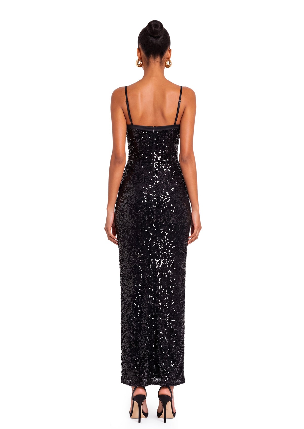 Gagenia Sequin Sleeveless Maxi Dress