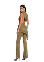 Adla Lace Two Piece Set In Green