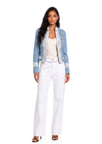 Jaelyn Long Sleeved Lace Cropped Jacket