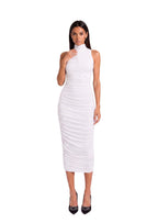 Cabernet Sleeveless Pleated Midi Dress