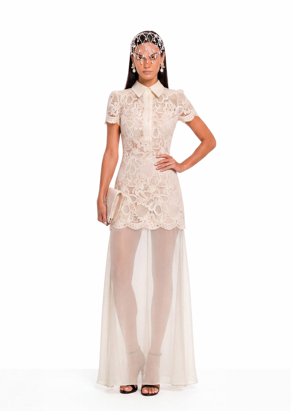 Ickett Lacey Set Maxi Dress
