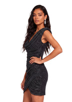 Taggart V Neck sleeveless mini dress