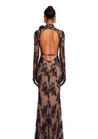 Pala Lace Maxi Dress In Black