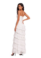 Oakes Strapless Tiered Ruffle Maxi Dress
