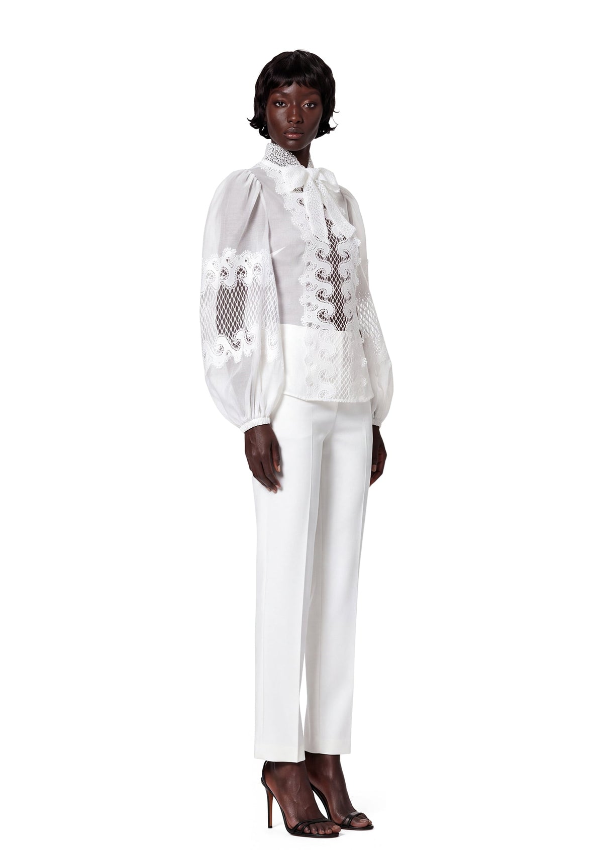 Lakelyn Lace Top In White