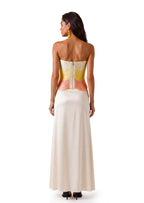 Tafari Tassel Strapless Maxi Dress