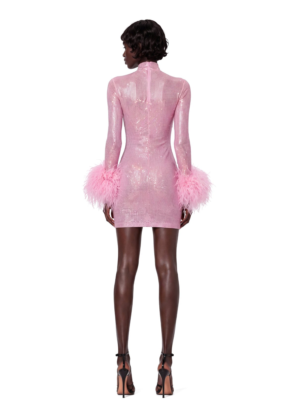 Gaines Sequin Rhinestone Mini Dress