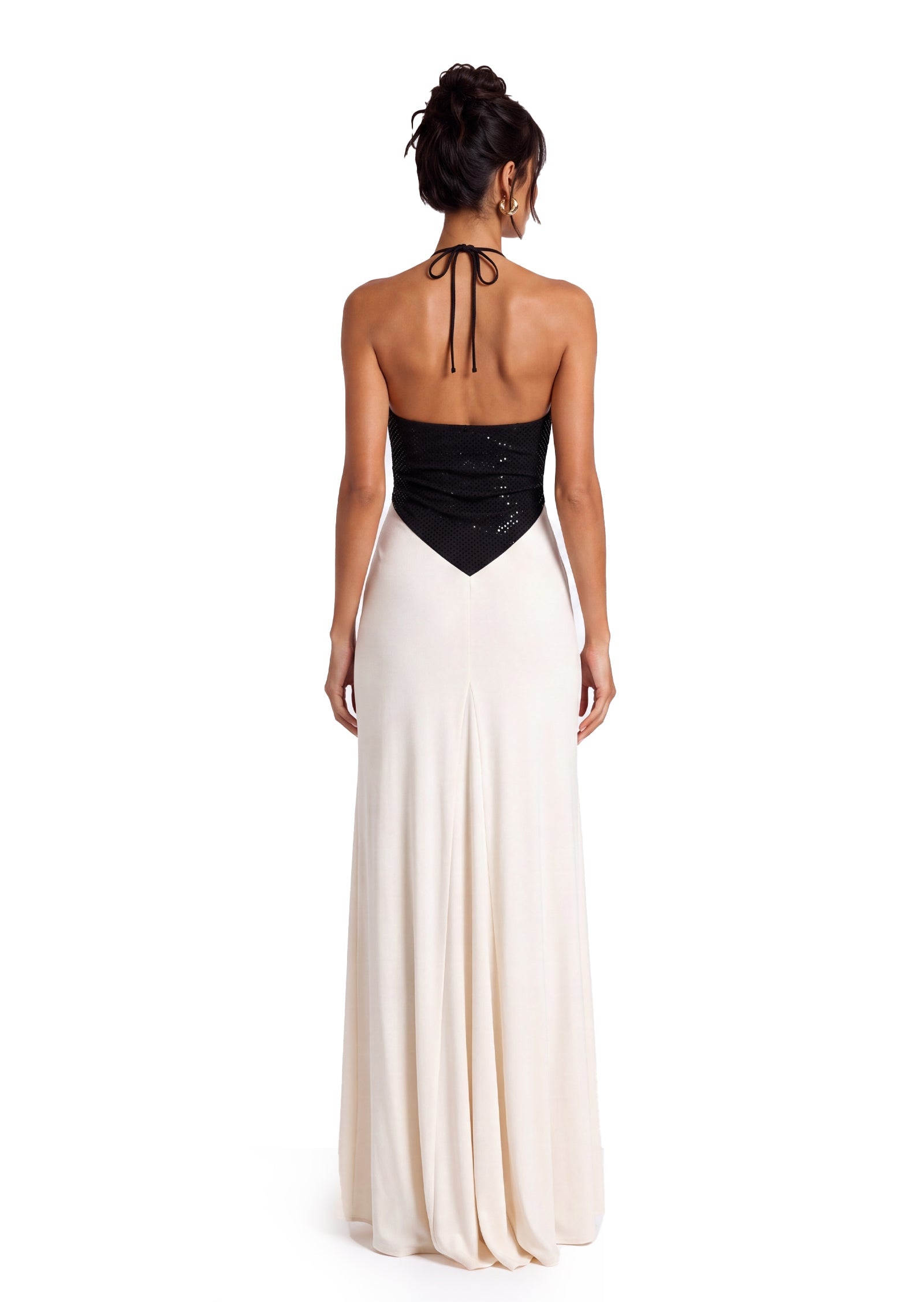 Cassius Halter Neck Strapless Maxi Dress