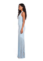 Quana Halter Neck Top & Fringed Skirt Set
