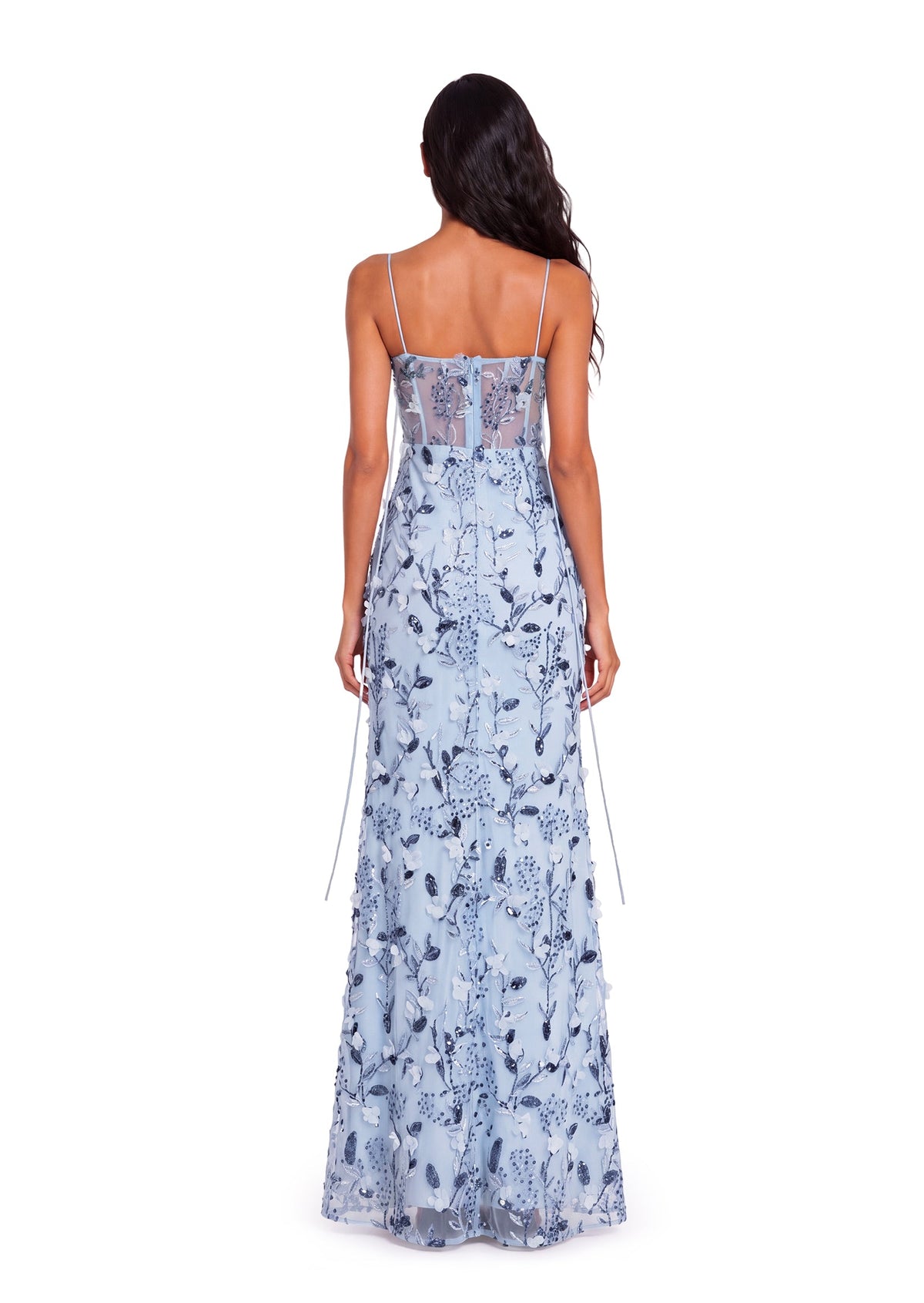 Paloma Sequined & Beaded Maxi Dress