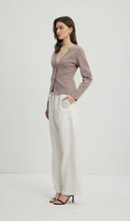 Wide Sleeve Knit Cardigan