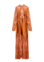 Dagur Lace  Satin Maxi Dress