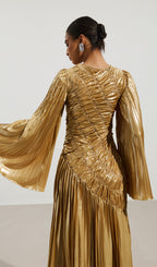 Metallic Maxi Dress