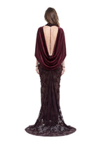 Kaiha Open Back Velvet Maxi Dress