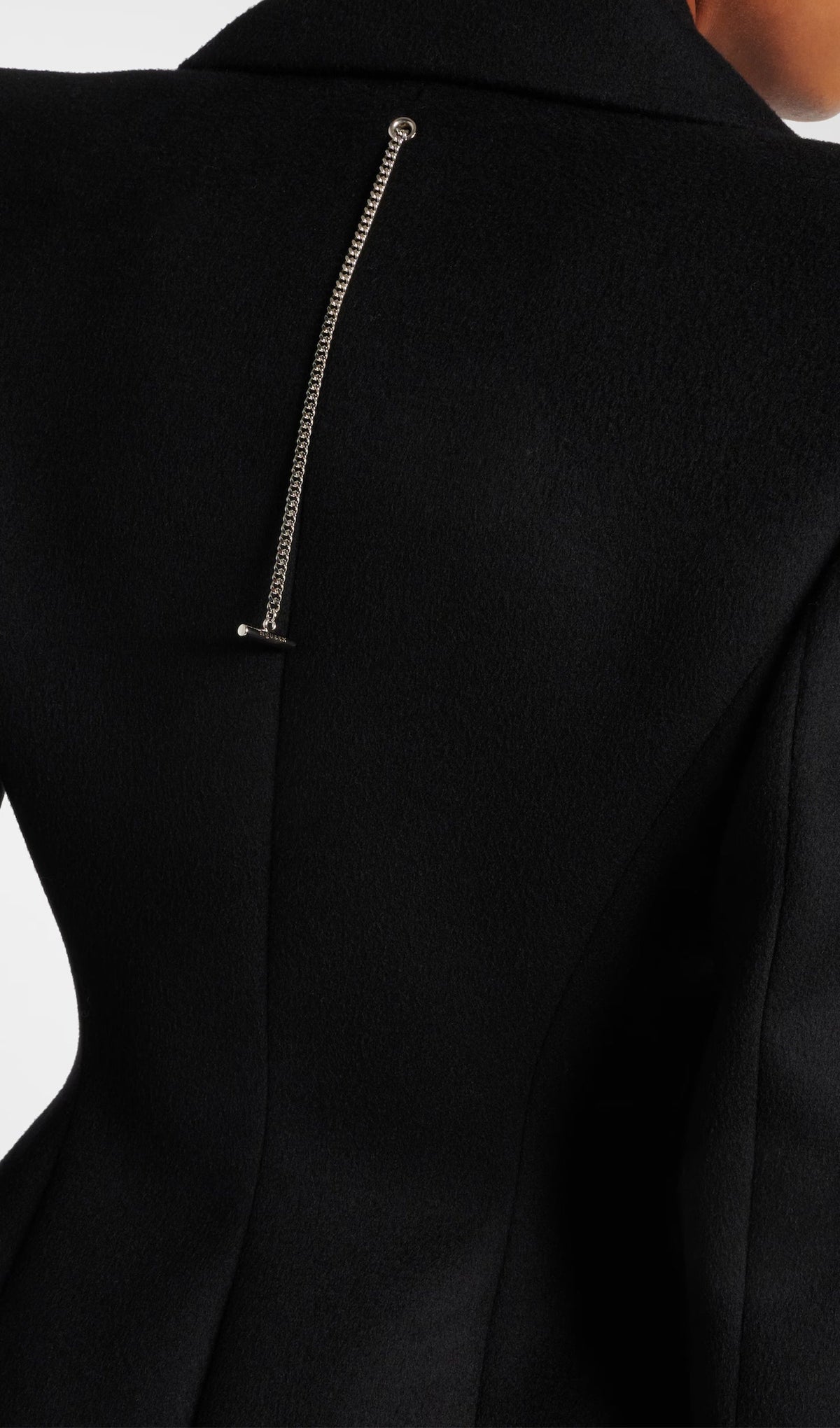 Double Breasted Wool And Cashmere Blazer