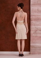 Annelise Lace Halter Midi Dress