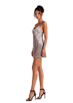 Jackie Lace Sleeveless Mini Dress