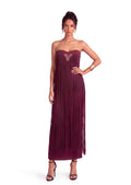 Huey Strapless Tassel Maxi Dress