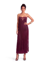 Huey Strapless Tassel Maxi Dress