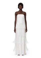 Gabi Beaded Strapless Maxi Dress