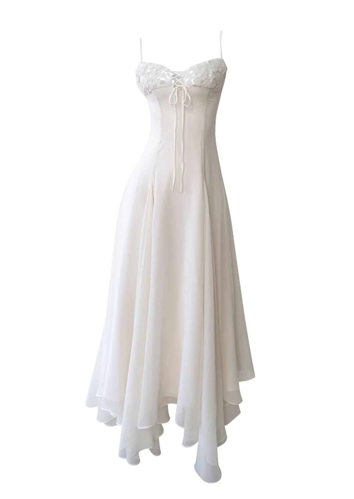 Cachi Sequin Strapless Maxi Dress