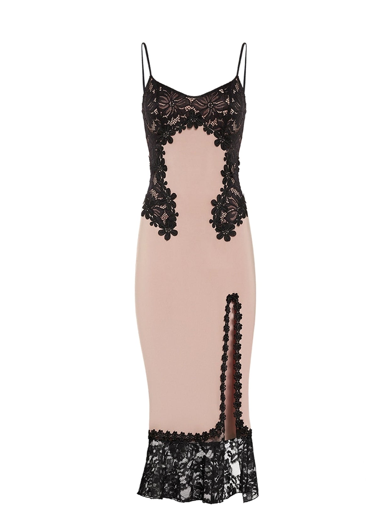 Kinsley Bodycon Lace Midi Dress