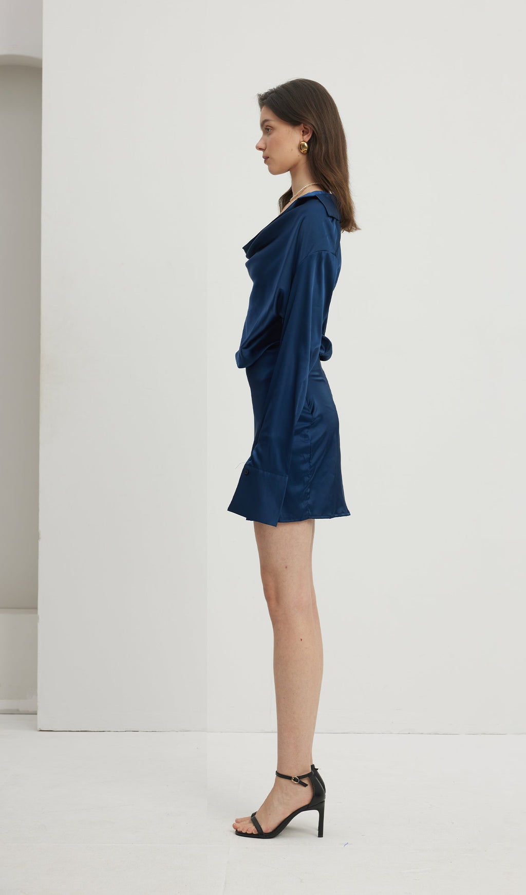 Cowl Neck  Mini Dress