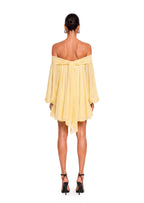 Jabulani Off Shoulder Mini Dress In Yellow