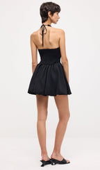 Sleeveless Halter Neck Mini Dress