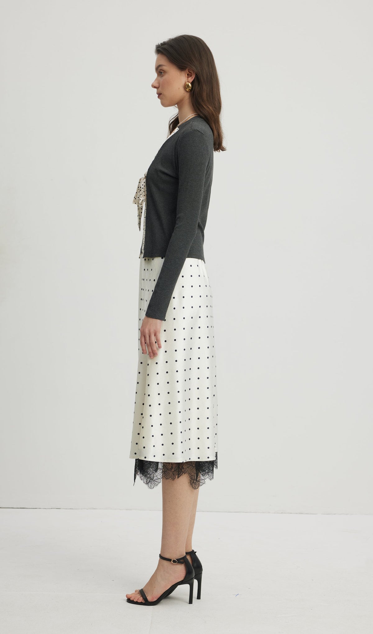 Polka Dot Tie Top