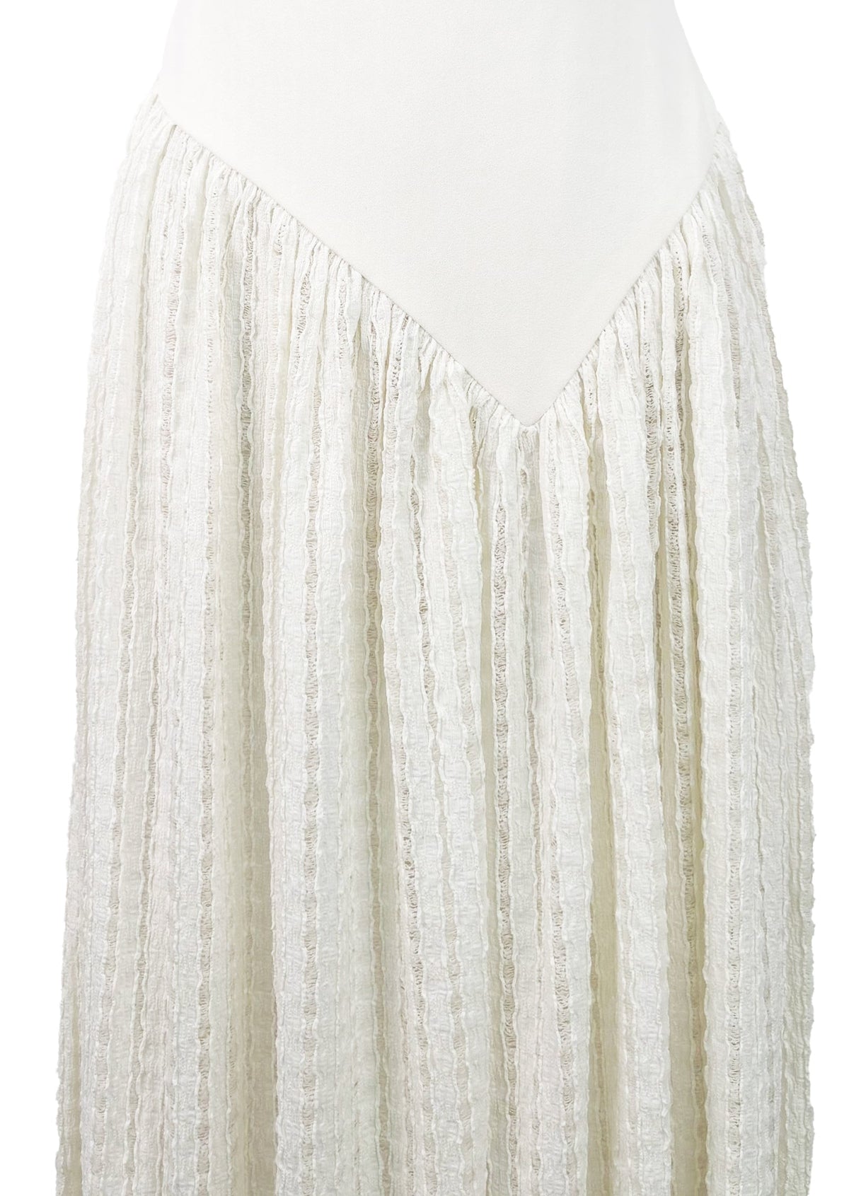 Fabiano Knitted Maxi Dress In White