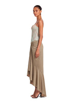 Kaif Lace Satin Maxi Dress