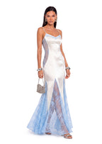 Mabon Sleeveless Lace Maxi Dress