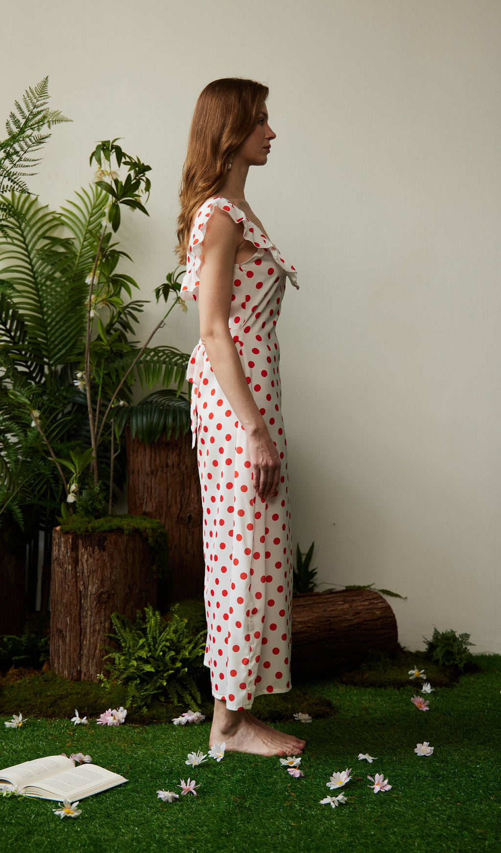 Polka Dot Maxi Dress
