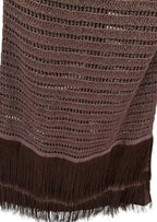 Gage Short Top & Fringed Skirt Knit Set