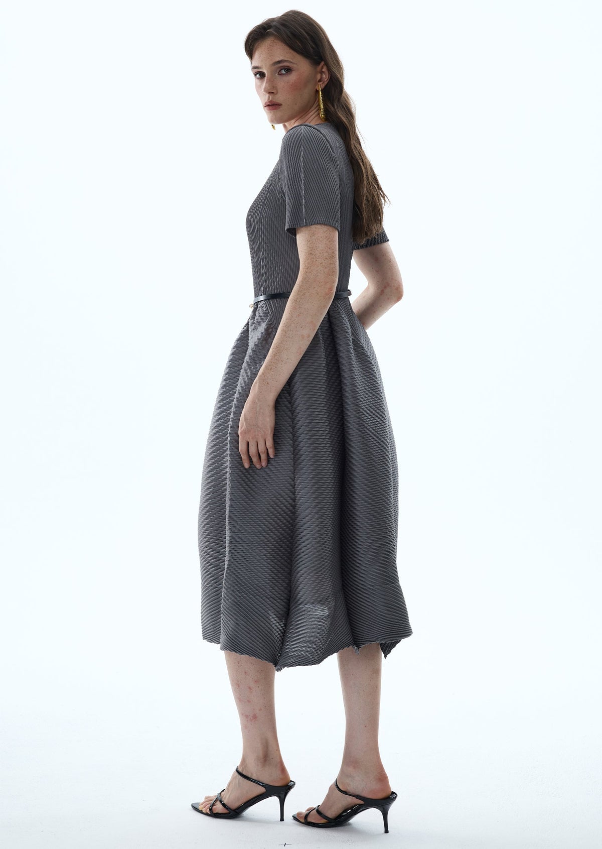 Macaulay High-Elasticity Midi Dress