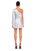 Nahal Satin Off Shoulder Mini Dress