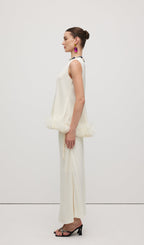 Sleeveless Ruffle Maxi Dress Sets