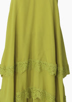 Mahah Halter Neck Sleeveless Lace Maxi Dress