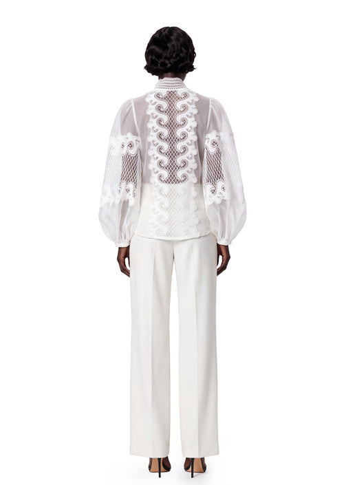 Lakelyn Lace Top In White