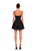 Jacinda  Sleeveless Lace Slip Dress In Black