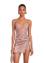 Zakiya Lace Bodysuit & Skirt Set